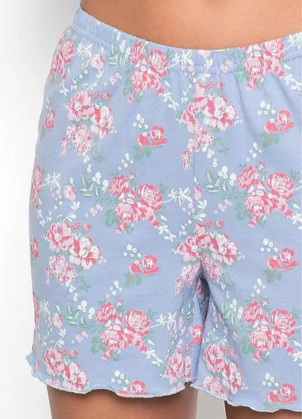 Fluted Sleeve Summer Pyjamas