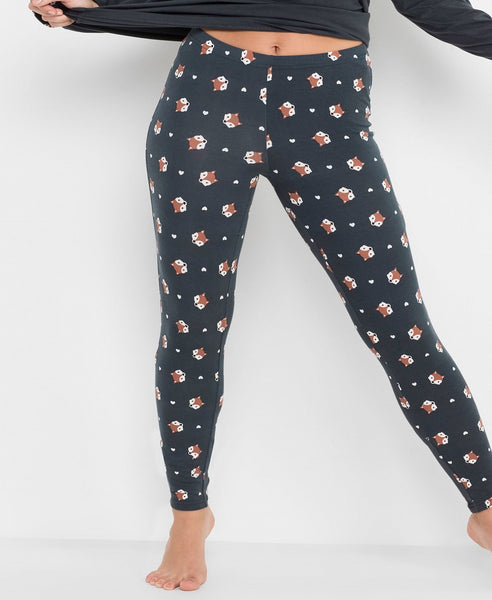 NIGHTSUIT WITH PRINTED LEGGINGS