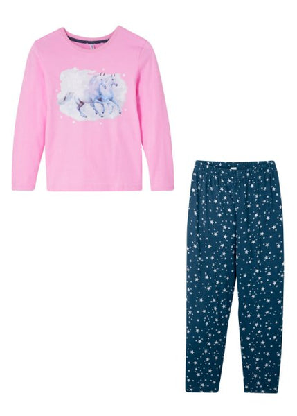 Beautiful pajama suit with horse print