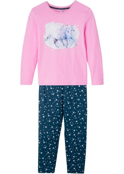 Beautiful pajama suit with horse print