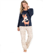 Sweet pajamas with deer motif
