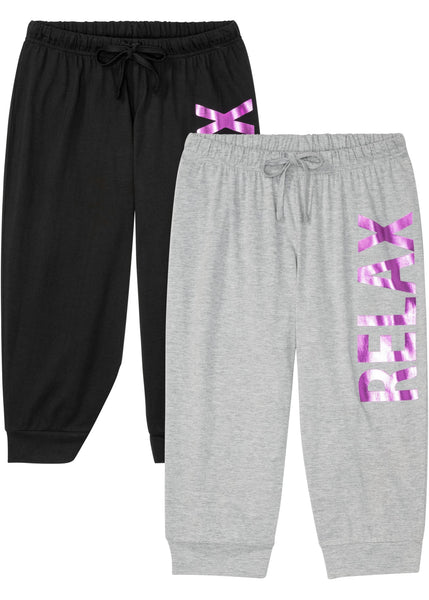 Women's Lounge Capri Pants Pack of 2