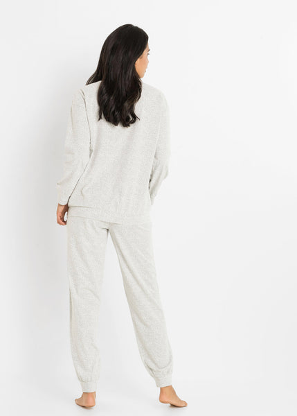 Homewear pajamas in a subtle striped look