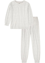 Homewear pajamas in a subtle striped look