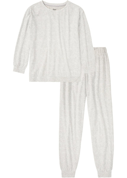 Homewear pajamas in a subtle striped look