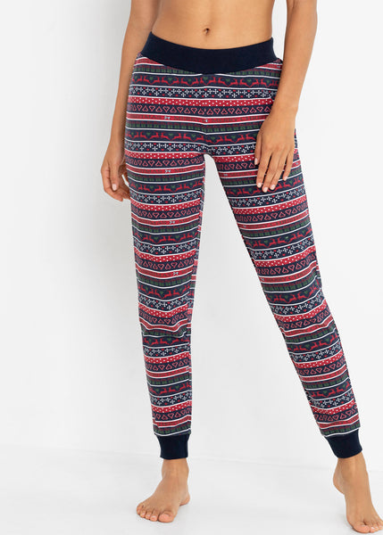 Comfortable pajama pants with Norwegian pattern