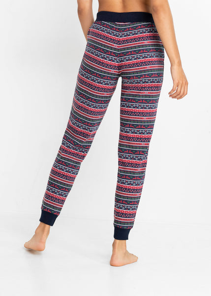 Comfortable pajama pants with Norwegian pattern