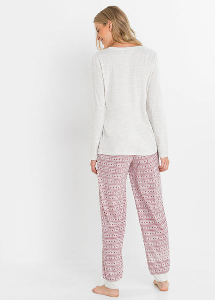 Cozy pajamas with a festive print
