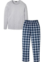 Comfortable pajamas with checked pants