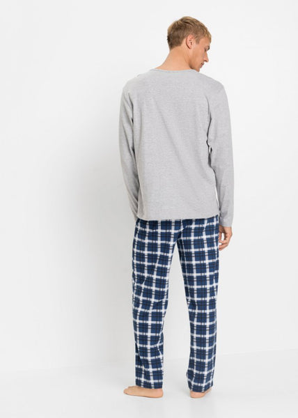 Comfortable pajamas with checked pants