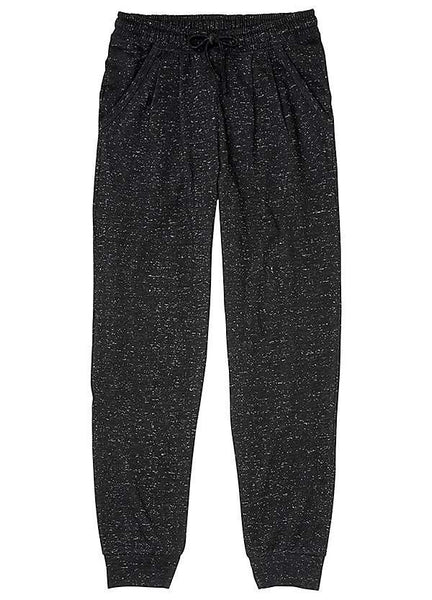 Black Marl Pyjama Bottoms