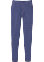 Stylish leggings with back pockets(Denim Blue)