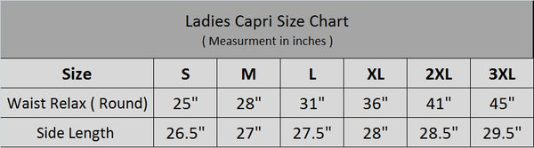 Capri sleep leggings with lace(black)