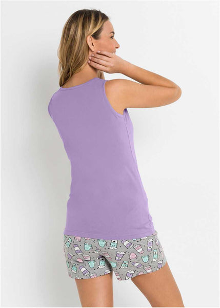 Playful shorty set with tie