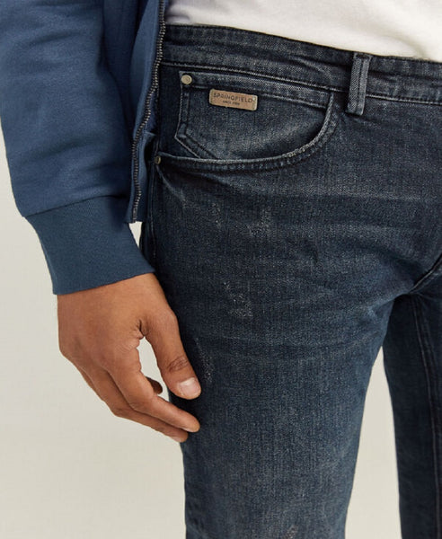 SPRINGFIELD DARK WASHED SLIM JEAN