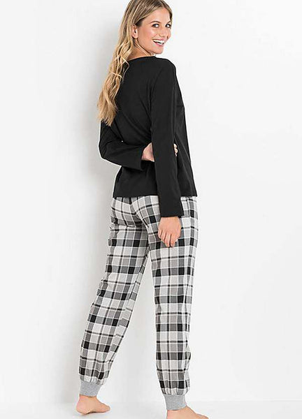 Foil Print Pyjama Night Suit