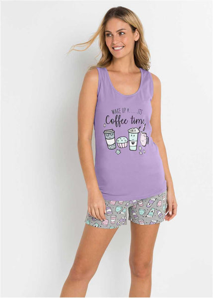 Playful shorty set with tie