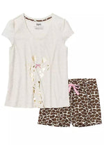 Giraffe Print Summer Shorty set