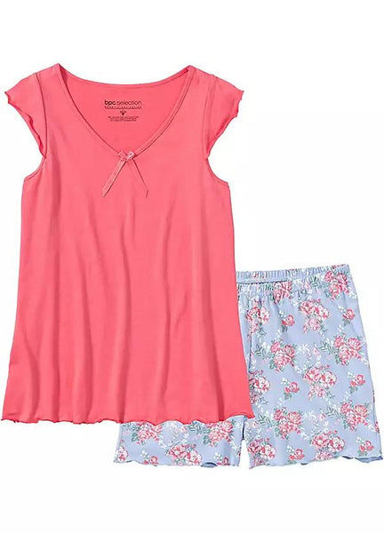 Fluted Sleeve Summer Pyjamas