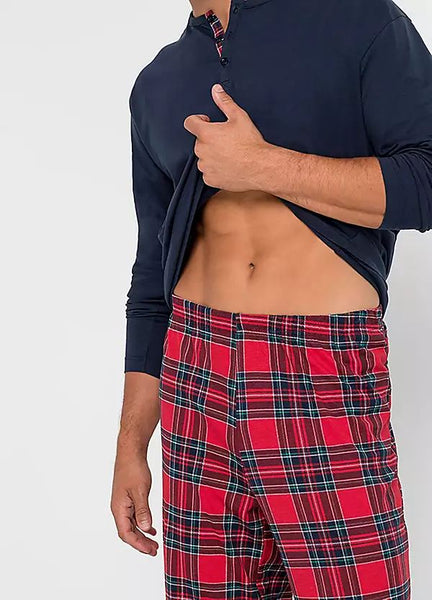 Mens Tartan Pyjamas