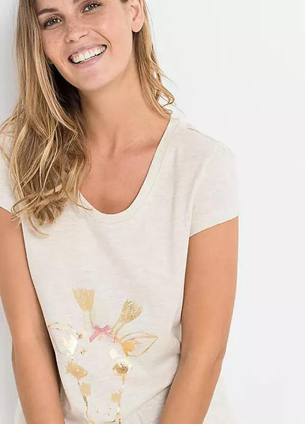 Giraffe Print Summer Shorty set